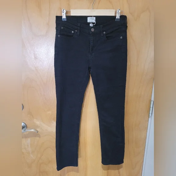 J. Crew Black Straight-Leg Jeans - Picture 2 of 5